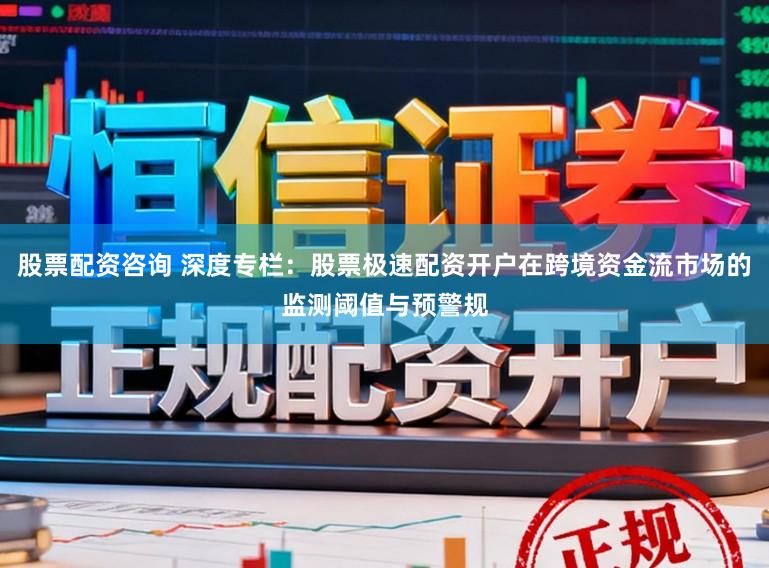 股票配资咨询 深度专栏:股票极速配资开户在跨境资金流市场的监测阈值与预警规